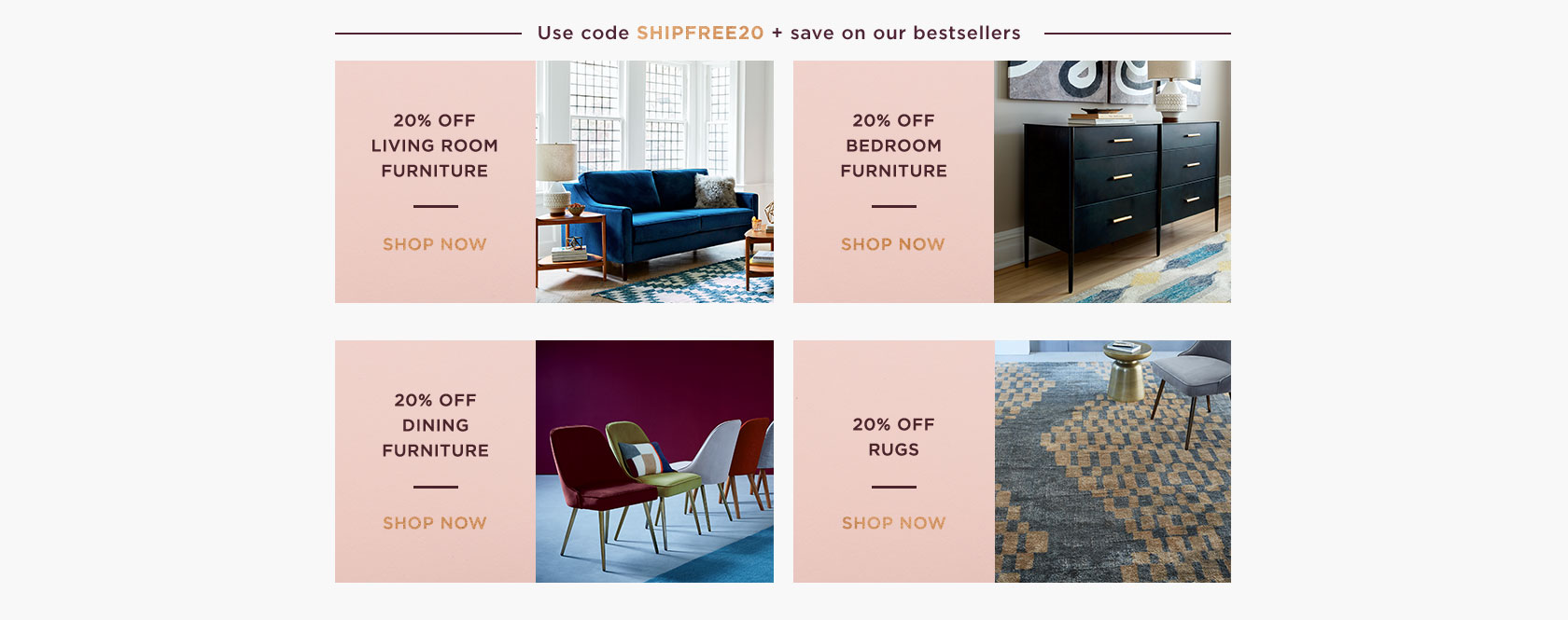 The Friends + Family Event - Use Code SHIPFREE20 + Save On Our Bestsellers The Friends + Family Event - Use Code SHIPFREE20 + Save On Our Bestsellers