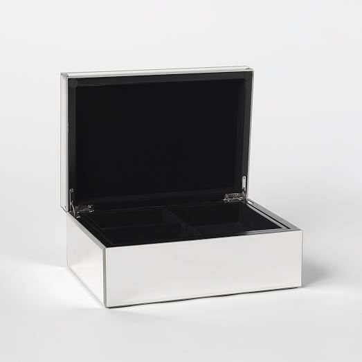 Mirrored Jewelry Box west elm