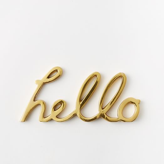 Hello Word Object west elm