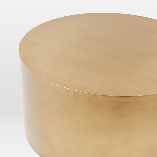 Metal Drum Coffee Table west elm