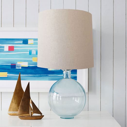 Recycled Glass Table Lamp west elm