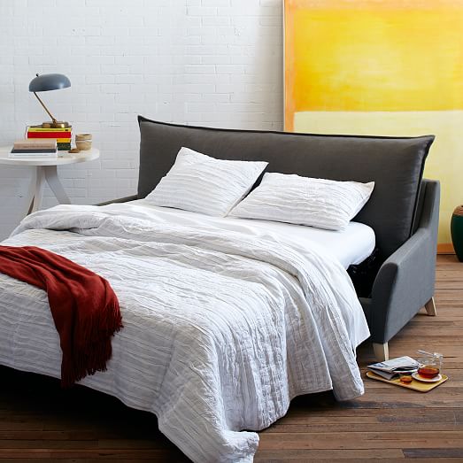 FrayedEdge Quilt + Shams west elm