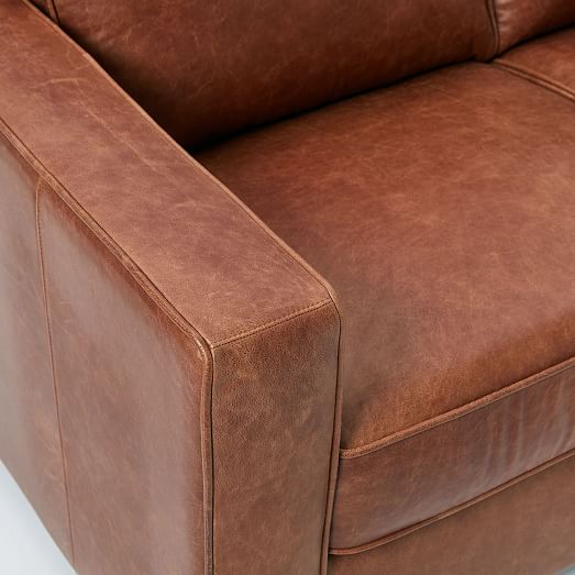 Henry® Leather Sofa Tobacco west elm