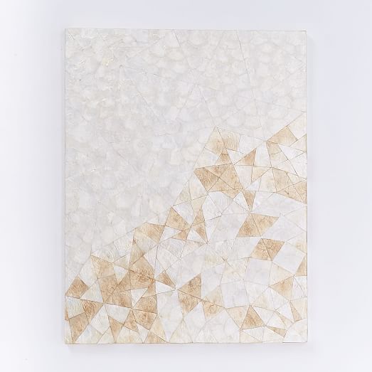 Capiz Wall Art Crystal Formation west elm