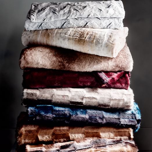 Faux Fur Throws west elm