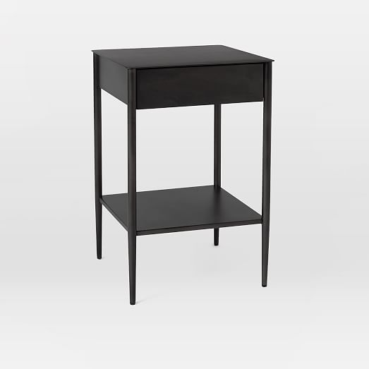 Metalwork Nightstand HotRolled Steel Finish west elm