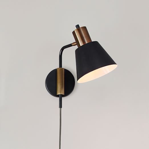 west elm + Rejuvenation Cylinder Sconce - Short west elm