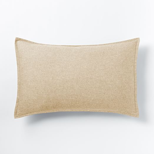 Flannel Duvet Cover + Shams Oatmeal west elm