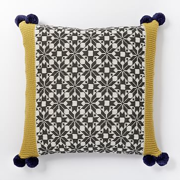 fair isle pillow cover