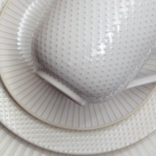 Textured Dinnerware Set White west elm