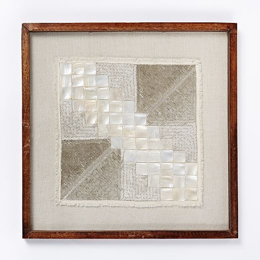 Framed Beaded Wall Art west elm
