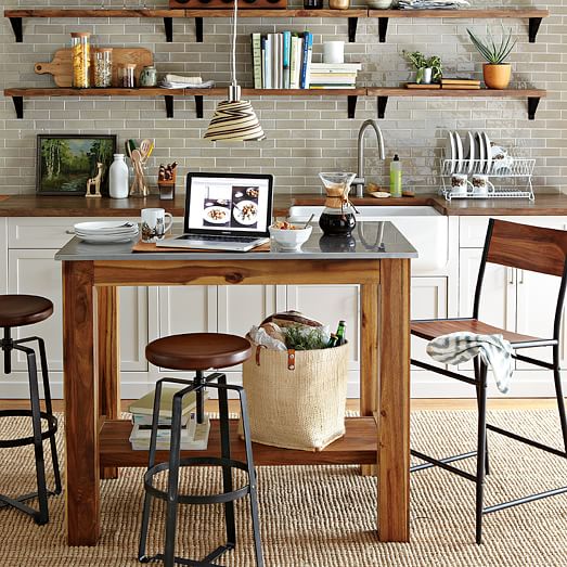 Rustic Kitchen Island west elm