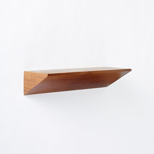 Floating Wedge Shelf Acorn west elm