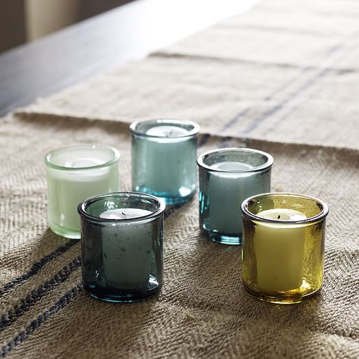 Recycled Glass Candle Holders West Elm