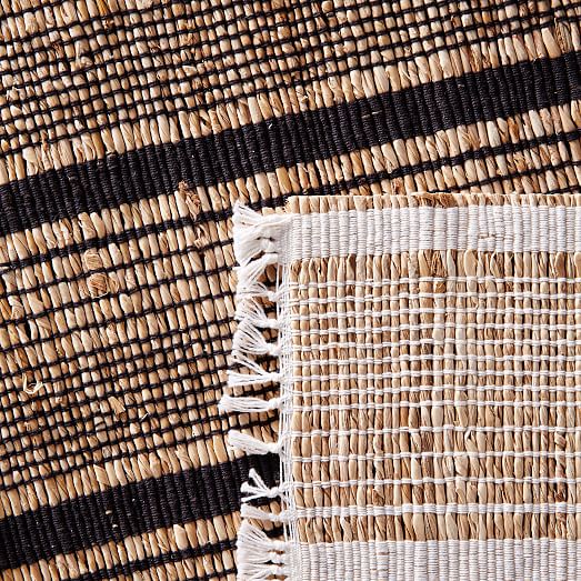 Striped Natural Placemat Set west elm