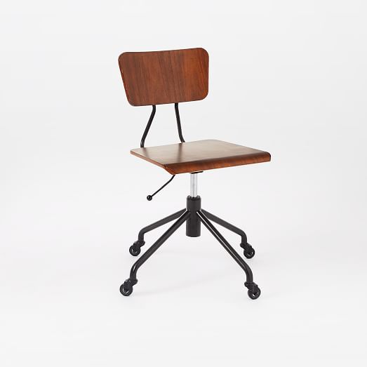 Adjustable Industrial Office Chair west elm
