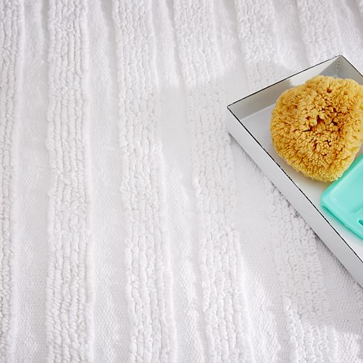 Woven Stripe Bath Mat west elm