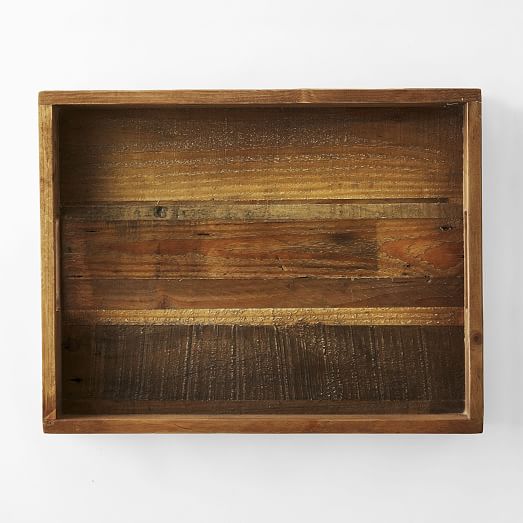 Reclaimed Wood Trays west elm