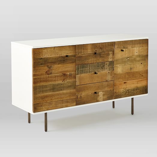 Reclaimed Wood + Lacquer Buffet west elm