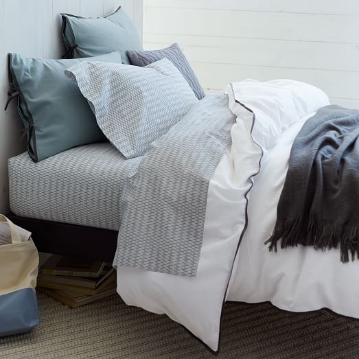 Linen Cotton Duvet Cover White west elm