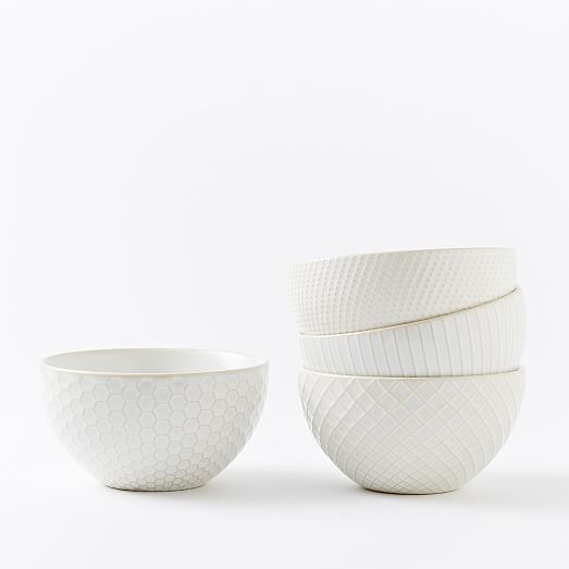 Textured Bowls west elm