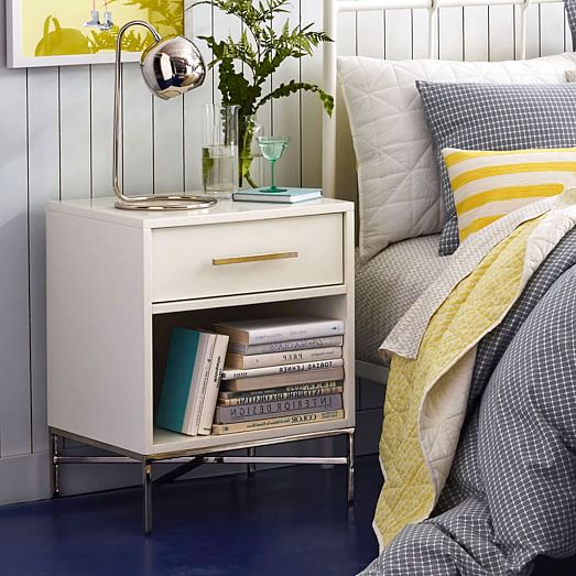 City Storage Nightstand White west elm