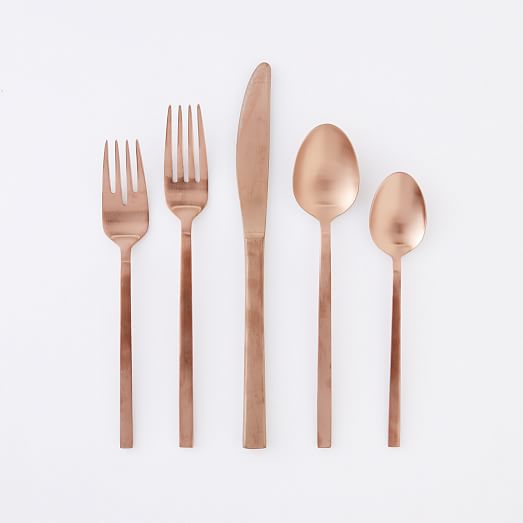 Copper Flatware west elm
