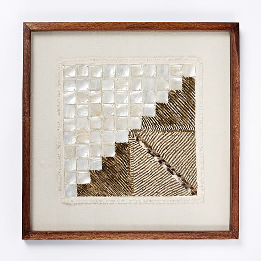 Framed Beaded Wall Art west elm