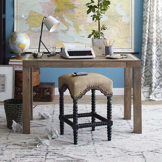 Parsons Desk Bone Inlay west elm