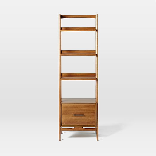 MidCentury Bookshelf Narrow Tower west elm