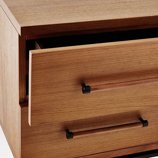 Nash 2Drawer Nightstand Teak west elm