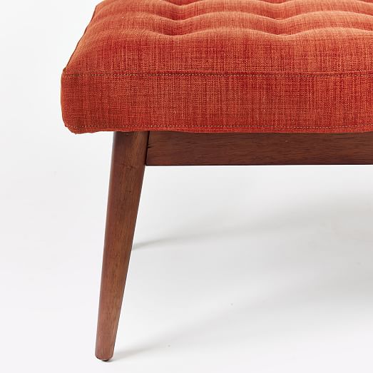 MidCentury Upholstered Bench west elm