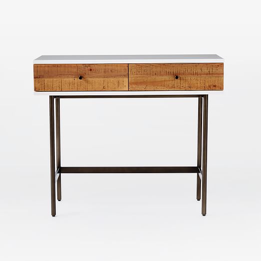 Reclaimed Wood + Lacquer Console west elm