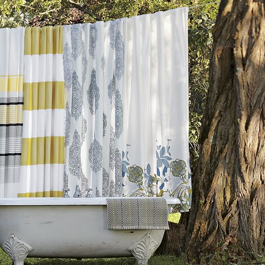 Spring Floral Shower Curtain west elm