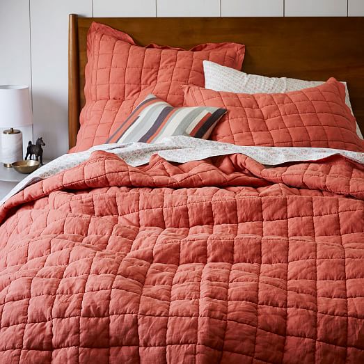 Belgian Flax Linen Quilt + Shams west elm