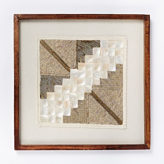 Framed Beaded Wall Art west elm
