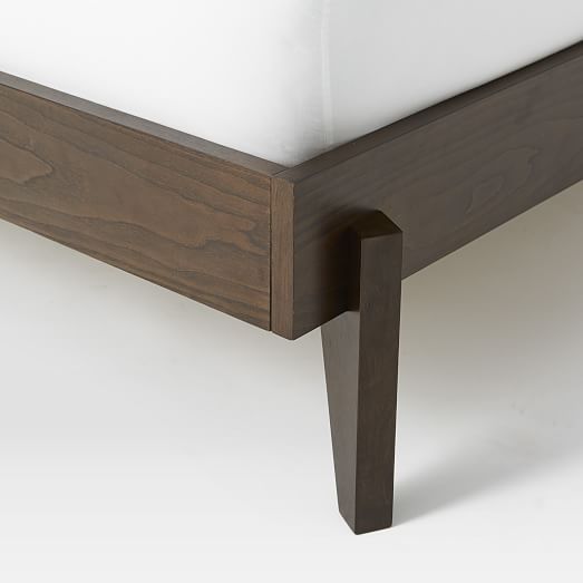 AngledLeg Bed Chocolate west elm