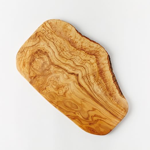 Olive Wood Rustic Cutting Board west elm