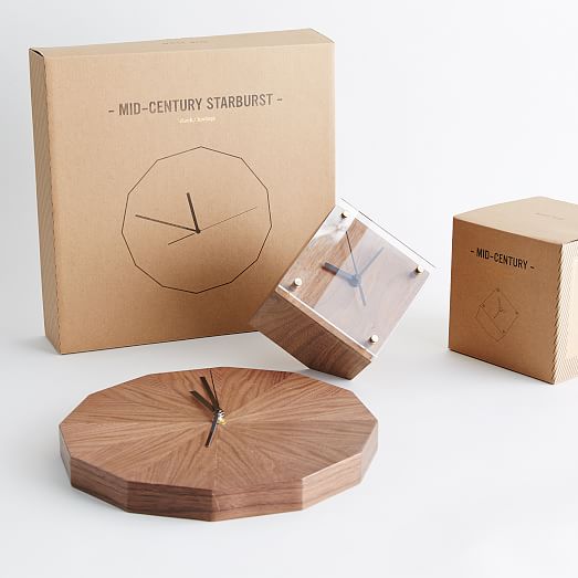 MidCentury Starburst Clock west elm