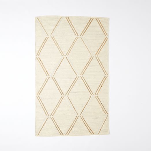 Affine Metallic Jute Rug west elm