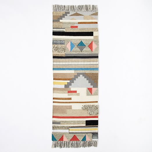 Boho Textured Wool Rug west elm