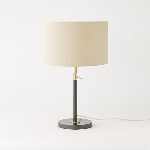 Telescoping Table Lamp Black west elm
