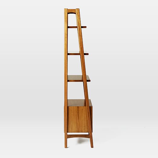 MidCentury Bookshelf Narrow Tower west elm