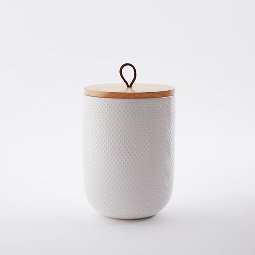 Textured Kitchen Canisters west elm