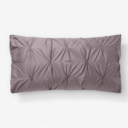 Organic Cotton Pintuck Duvet Cover + Shams west elm