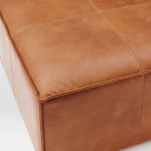Leather Ottoman west elm
