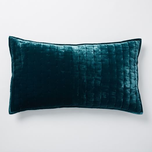 Luxe Velvet Quilt west elm