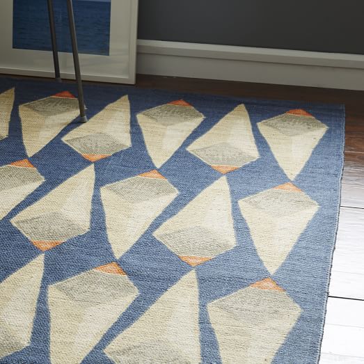 Patch NYC Crystals Jute Rug Midnight west elm