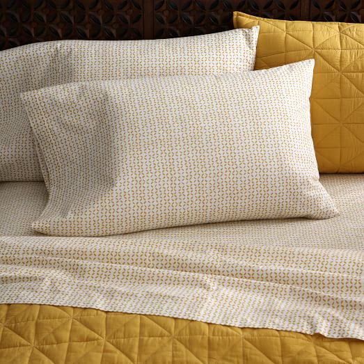Organic Lattice Sheet Set west elm