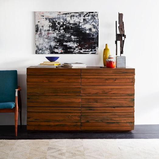 Stria 6Drawer Dresser Honey west elm